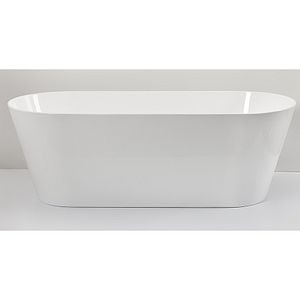 Cada baie freestanding MS-10, acril, 170 x 75 x 58 cm, alb