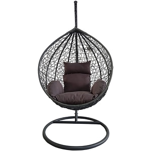 Leagan gradina MYRIA Modern, 105 x 105 x 203 cm, gri inchis