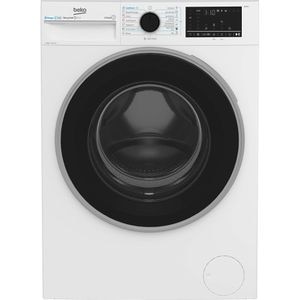 Masina de spalat rufe frontala BEKO B3WFU48215WB2 ES, EnergySpin, SteamCure, 8 kg, 1200rpm, Clasa A, alb