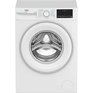 Masina de spalat rufe frontala BEKO B3WFU48415WWES, EnergySpin, SteamCure, 8 kg, 1400rpm, Clasa A, alb