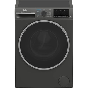 Masina de spalat rufe frontala cu uscator BEKO B5DFT58442M, SteamCure, 8/5 kg, 1400rpm, Clasa A/D, gri inchis