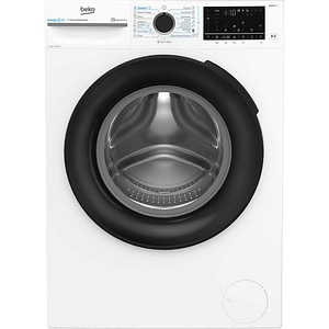Masina de spalat rufe frontala BEKO BM5WFSU67415W, EnergySpin, SteamCure, 7 kg, 1400rpm, Clasa A, Wi-Fi, alb