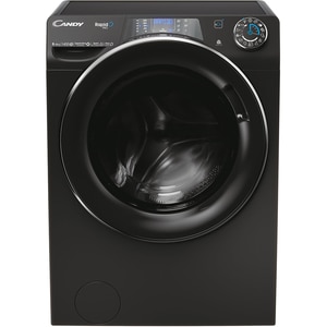 Masina de spalat rufe frontala cu uscator CANDY RPW4856BWMBCB-S, Wi-Fi, 8/5 kg, 1400rpm, Clasa A/D, negru