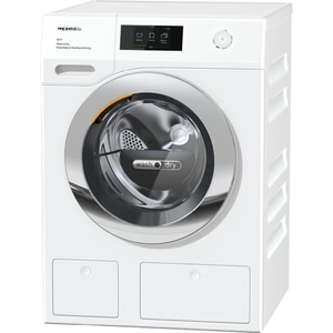 Masina de spalat rufe frontala cu uscator MIELE WTR870WPM, TwinDos, 8/5 kg, 1600rpm, Clasa A/D, alb