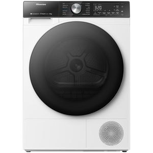 Uscator de rufe HISENSE DH5S102BW, Pompa de caldura, 10 kg, 17 programe, Clasa C, alb