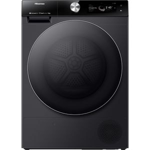 Uscator de rufe HISENSE DH7S107BB, Pompa de caldura, 10 kg, 20 programe, Clasa C, Wi-Fi, negru