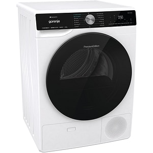 Uscator de rufe GORENJE DNS93, Pompa de caldura, 9 kg, 15 programe, Clasa C, Wi-Fi, alb