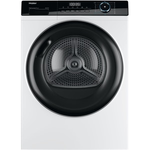 Uscator de rufe HAIER HD90-A2939-S, Pompa de caldura, 9 kg, 15 programe, Clasa E, alb