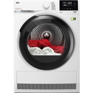 Uscator de rufe AEG TR8184E, AbsoluteCare, Pompa de caldura, 8 kg, 10 programe, Clasa B, alb