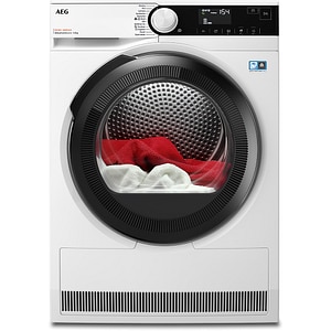 Uscator de rufe AEG TR8384, AbsoluteCare, Pompa de caldura, 8 kg, 12 programe, Clasa C, alb