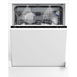 Masina de spalat vase incorporabila BEKO BDIN38647C, 16 seturi, 8 programe, 60 cm, Clasa C, panou comanda negru