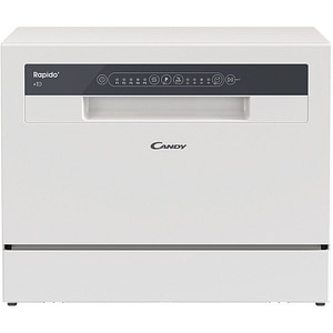 Masina de spalat vase independenta CANDY CP6E51LW, 6 seturi, 5 programe, 55 cm, Clasa E, alb