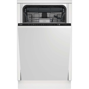 Masina de spalat vase incorporabila BEKO DIS48120, 11 seturi, 8 programe, 45 cm, Clasa E, panou comanda negru