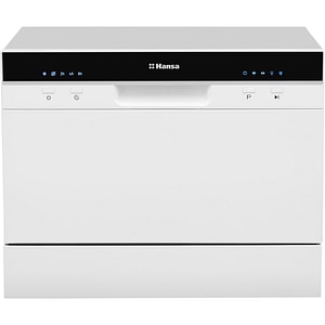 Masina de spalat vase independenta HANSA ZWM556WH, 6 seturi, 5 programe, 55 cm, Clasa F, alb