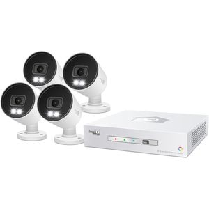 Kit de supraveghere video HOMEGUARD HGDVK-83304, 4 camere, 3K, 8 canale, alb