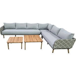 Set mobilier gradina MYRIA Positano, 5 piese, gri