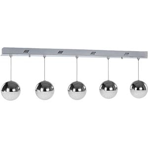 Lustra suspendata MYRIA Atomo, LED, 27W, 96x12x150 cm, crom