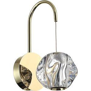 Aplica LED MYRIA MY10327GD, 6W, 251lm, 4000K, IP20, auriu