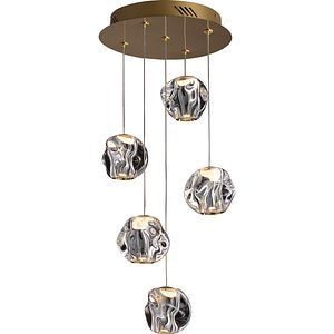 Lustra LED MYRIA MY10329GD, 24W, 1210lm, 4000K, IP20, auriu