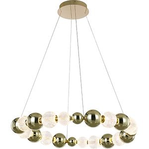 Lustra LED MYRIA MY10342GD, 48W, 4204.2lm, 4000K, IP20, auriu