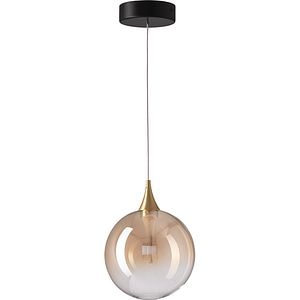 Pendul suspendat MYRIA Globe, LED, 5W, 16x16x150 cm, auriu-negru