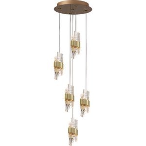 Lustra LED MYRIA MY10352GD, 42W, 3660.1lm, 4000K, IP20, auriu