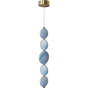 Pendul suspendat MYRIA Luna LED, 34W, 4000K, IP20, bleu