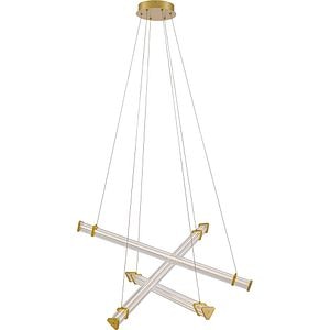 Lustra LED MYRIA MY10358GD, 34W, 3032.9lm, 4000K, IP20, negru