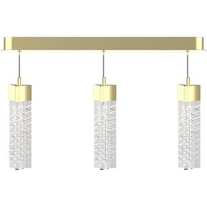 Lustra suspendata MYRIA Astra LED, 16W, 4000K, IP20, auriu