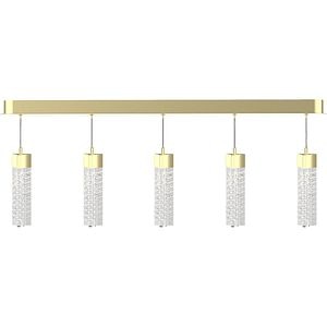 Lustra suspendata MYRIA Astra LED, 25W, 4000K, IP20, auriu