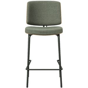 Scaun bar MYRIA Karo, 46 x 53.5 x 97 cm, 2 bucati, verde