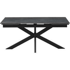 Masa extensibila MYRIA NDT-2660, piatra sintetizata, 160-240 x 90 x 75 cm, negru