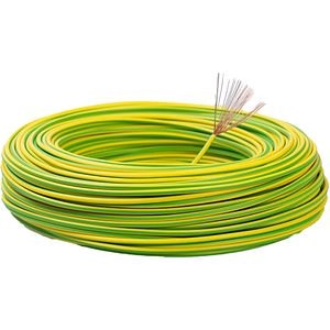 Cablu electric OMNICABLE MYF / H07V-K, 1x16mm, verde-galben, 1 m