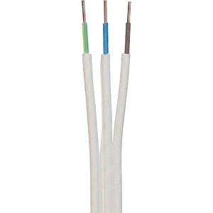 Cablu electric OMNICABLE, NYIFY-J, 3 x 2.5, 5m, alb