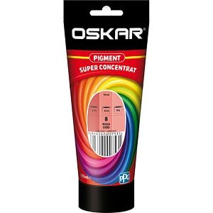 Pigment super concentrat OSKAR 8, interior/exterior, 180ml, rosu oxid