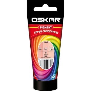 Pigment super concentrat OSKAR 8, interior/exterior, 30ml, rosu oxid