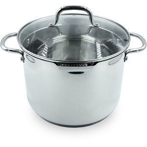 Oala MYRIA MC4022, 7.65l, 24cm, otel inoxidabil, argintiu