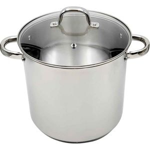 Oala cu capac MYRIA MC4051, 10l, 24cm, inox, argintiu