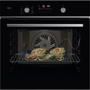 Cuptor incorporabil AEG SenseCook OS6CB531AB, Electric, Autocuratare catalitica, 71 l, Clasa A+, negru