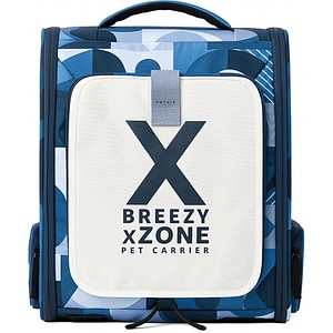 Rucsac transport animale de companie PETKIT Breezy X Zone, textil, 33 x 56 x 43 cm, albastru
