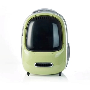 Rucsac transport animale de companie PETKIT Cat Travel 2, Hublou, plastic, 33 x 30 x 45 cm, verde