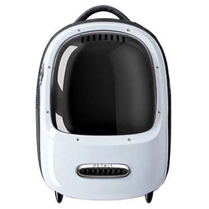 Rucsac transport animale de companie PETKIT Cat Travel 2, Hublou, plastic, 33 x 30 x 45 cm, alb