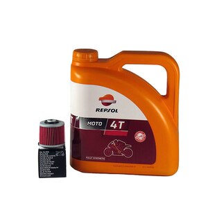 Kit schimb ulei REPSOL SINTETICO 10W40, BMW F 650 ST/GS/DAKAR/SCARVER, 1994->2008