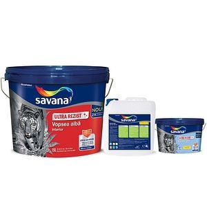 Pachet Savana ULTRA REZIST 15L + amorsa 4L + 2l Savana baie si bucatarie
