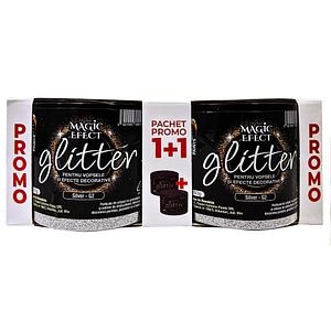 Pachet glitter, 1+1, auriu • Magic Efect