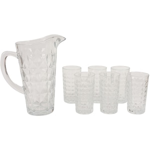 Set MYRIA MC4021: pahare, 6 piese, 270 ml + carafa, 1.5l, sticla
