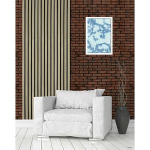 Panou acustic, stejar, 260 x 30 cm, suprafata acoperire 0.78 mp