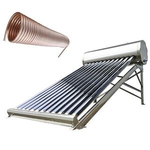Panou solar cu serpentina presurizata SONTEC, 15 tuburi, inox, 150l