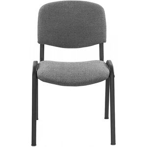 Scaun birou vizitator NIKY, stofa, gri