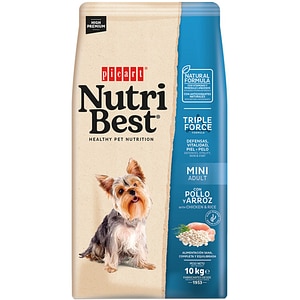 Hrana uscata pentru caini NUTRIBEST, Adult, Pui si orez, 10 kg